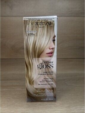 L'Oreal Le Color Gloss One Step Toning Gloss Cool Blonde 4oz 1 Pack